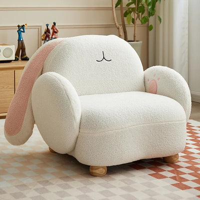 Adorable Rabbit Plushie Chair for Kids, Three Colors