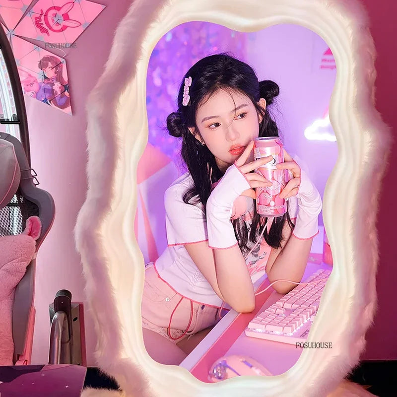 Riesen LED Hasen Spiegel | 93" x 53" (237 x 134 cm) | Ultra-HD-Glas 🐰✨