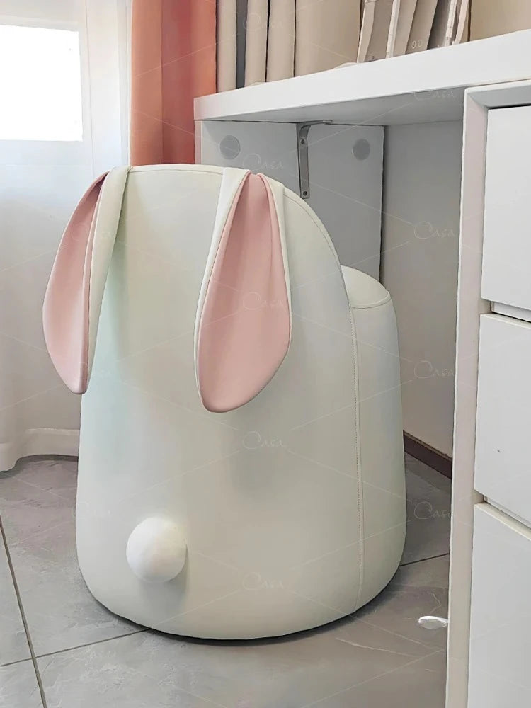 Sedia in Ecopelle a Forma di Coniglio, Otto Colori