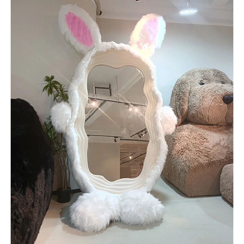 Rabbit Mirror | Cute Bunny-Shaped Decorative Vanity Mirror