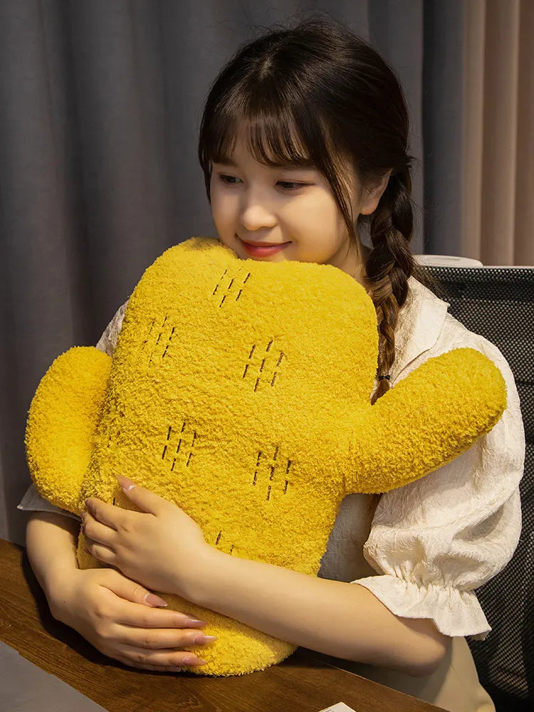 Cojín decorativo de cactus de peluche, tres colores, 12-16" | 30-40 centímetros