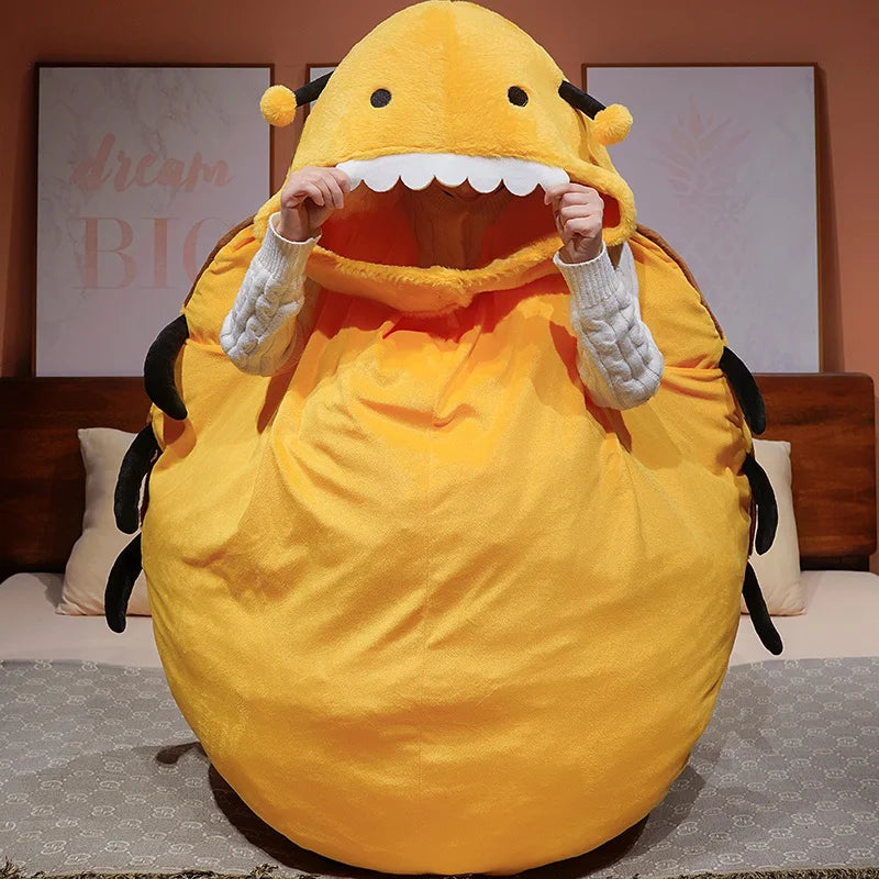 Giant Bee Plush Pillow | Soft Stuffed Bumble Bee Toy, 60–100cm