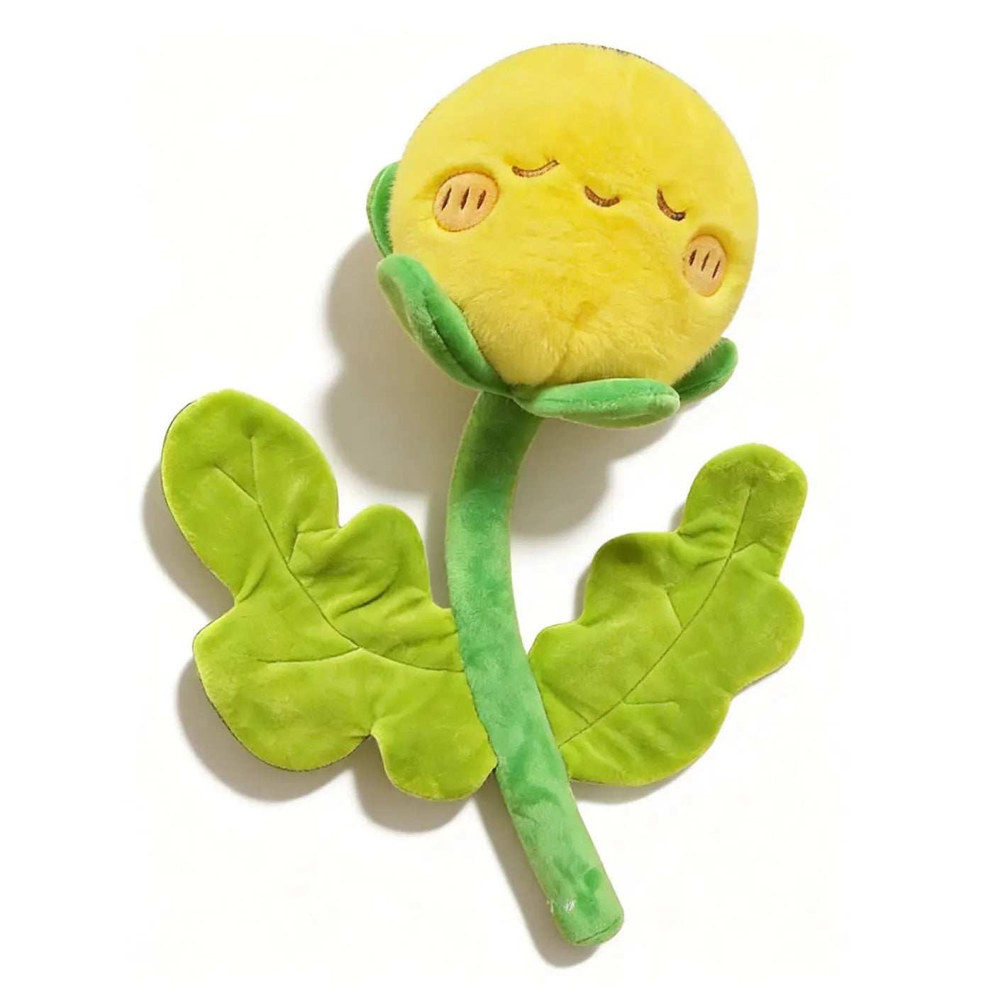 Fluffy Dandelion Plush Toy | Poseable Stuffed Flower Doll, 45cm