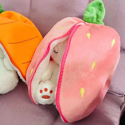 Musical Glowing Bunny Plush Doll – Soft Motion Light Sleep Toy for Babies