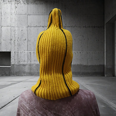 Banana Balaclava Knit Hat | Wearable Food Costume Headwear