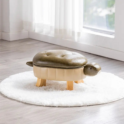 Puff in Ecopelle Turtle Time - Cinque Colori