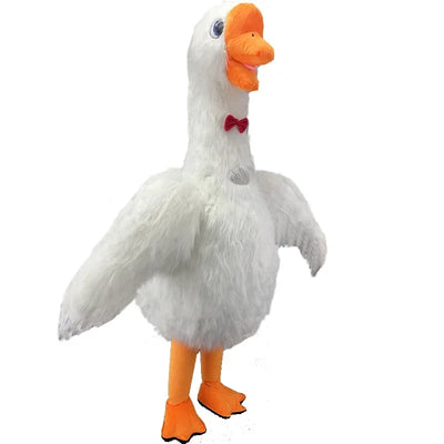 Plush Inflatable White Swan Costume - Two Colors - 2-2.6 m