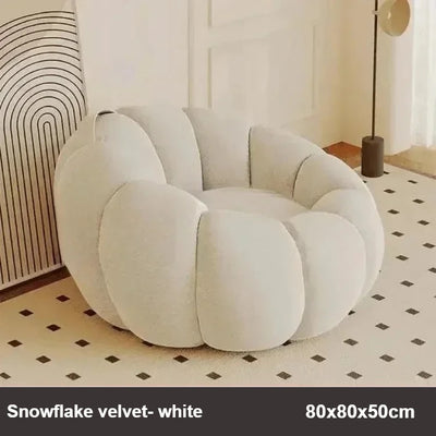 Sillón de felpa inspirado en calabaza - Seis colores