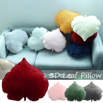 Plushie Large Realistic Leaf Throw Pillow, 11 Colors, 5-20" | 13-50 cm
