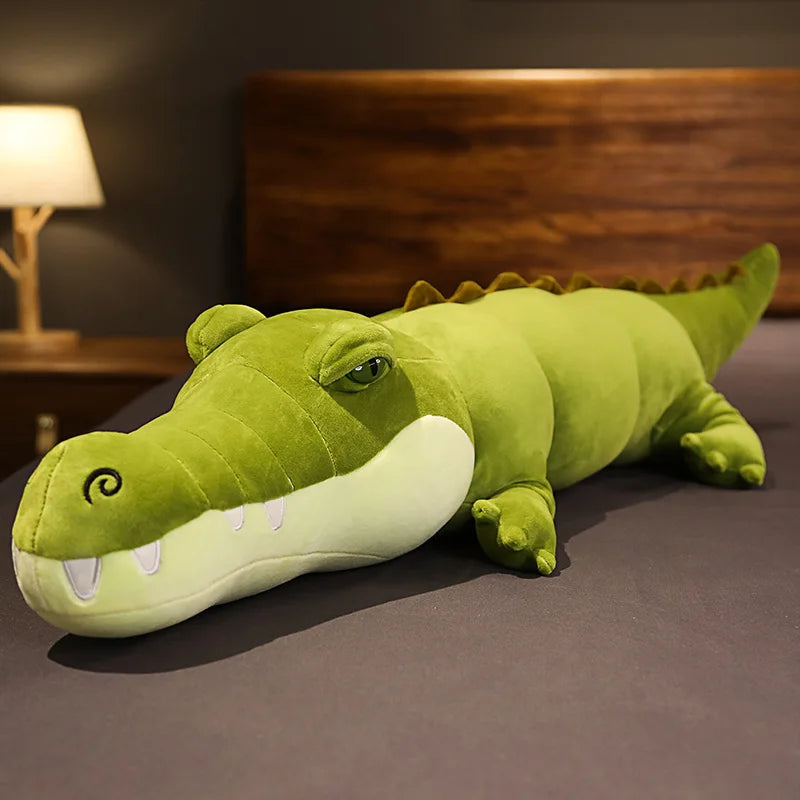 Jumbo Krokodil Plüschspielzeug: Drei Farben, 2,6-5,9 ft | 80-180 cm