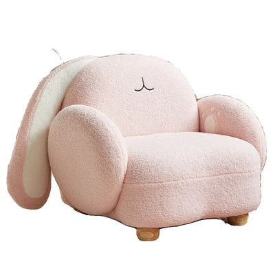 Adorable Rabbit Plushie Chair for Kids, Three Colors