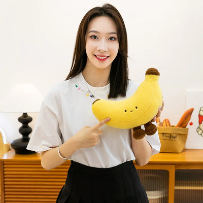 Long-Legged Banana Plush Doll | Funny Fruit Pillow Toy