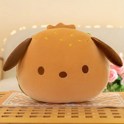 Plushie Hamburger Dog, 10-12" | 25-30 cm