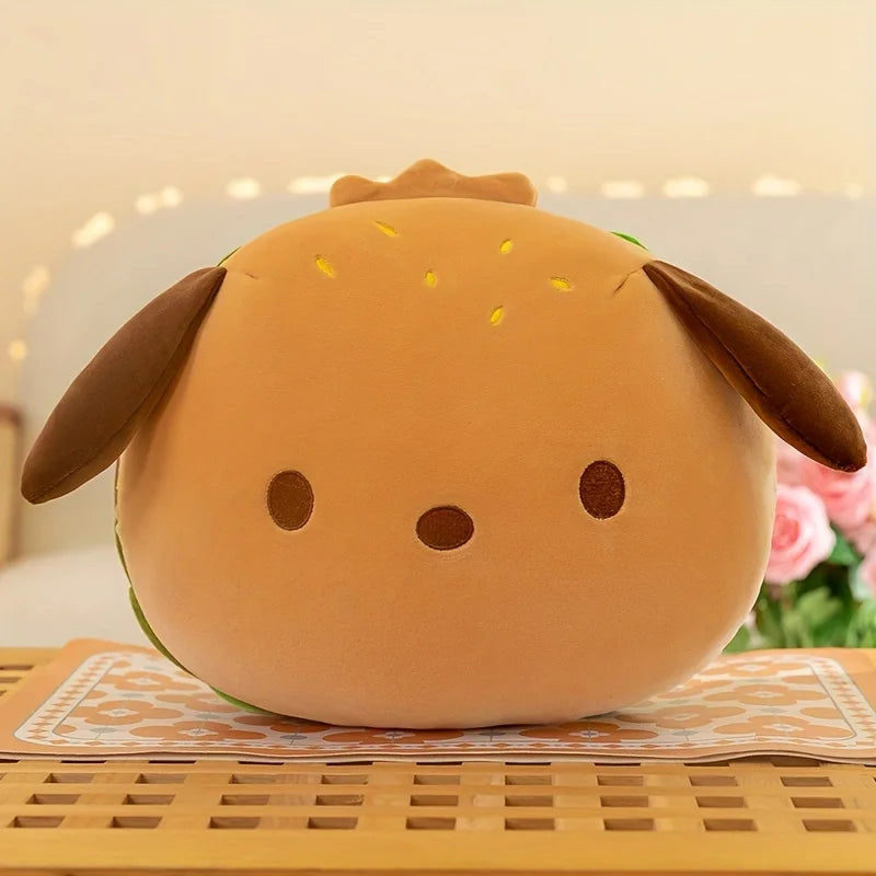 Plushie Hamburger Dog, 10-12" | 25-30 cm