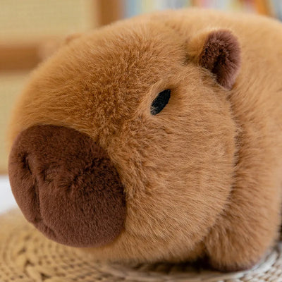 Avocado Capybara Plush Pillow – Kawaii Animal Stuffed Toy, 14" | 35 cm