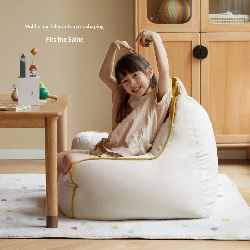 Fauteuil de lecture pour enfants Cozy Bunny avec coussin en peluche carotte