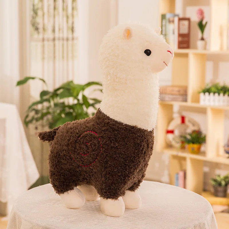 Animal de peluche Alpaca Adorable, Seis Colores, 10" | 25 centímetros