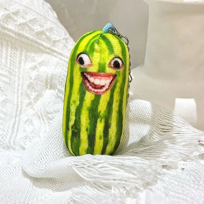 Watermelon Plush Keychain & Bag Charm, 5-8" | 12-20 cm