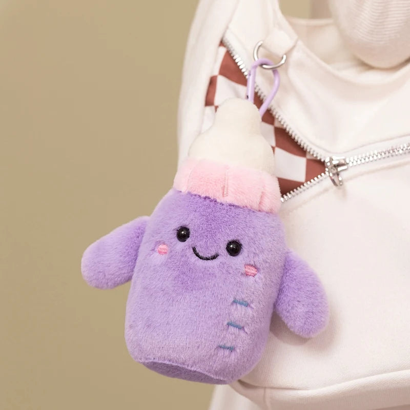 Kawaii Drink Cup Plush Keychain | Cute Stuffed Cup Pendant, 6\" | 15 cm