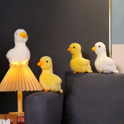 Simulation Cartoon Duck Plush Toy – Lifelike Goose Stuffed Animal