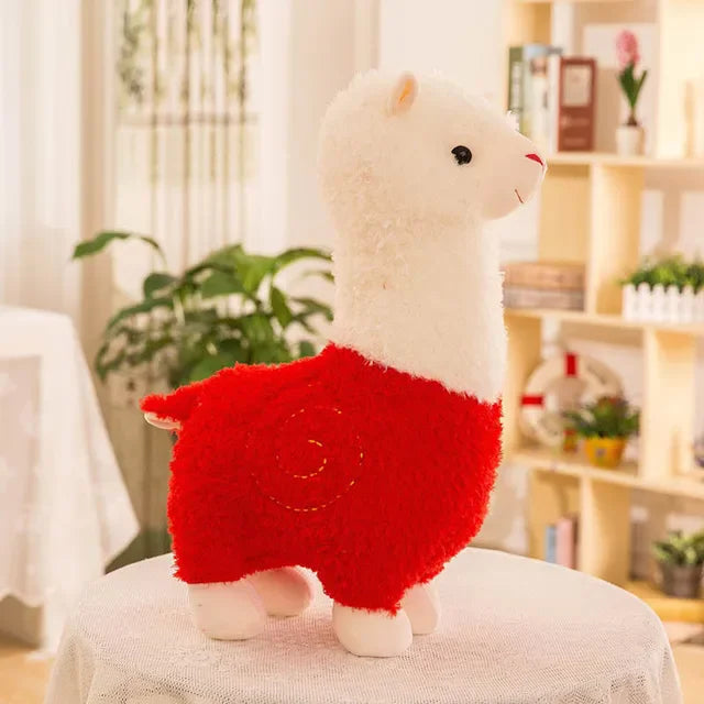 Animal de peluche Alpaca Adorable, Seis Colores, 10" | 25 centímetros