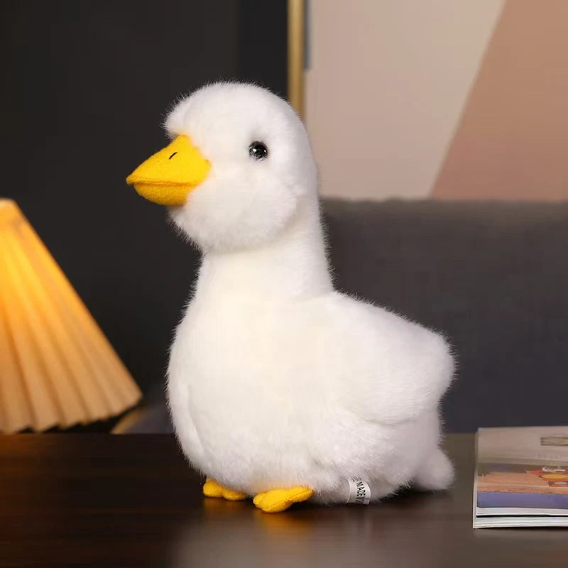 Simulation Cartoon Duck Plush Toy – Lifelike Goose Stuffed Animal