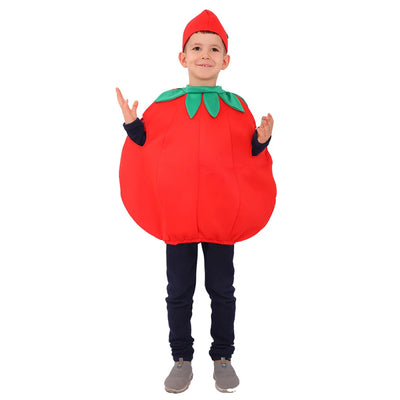 Tomato Costume for Kids – Fruits & Veggies Halloween Cosplay Set