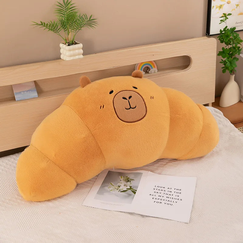 Peluche Croissant Capybara, 18-24" | 45-60 cm