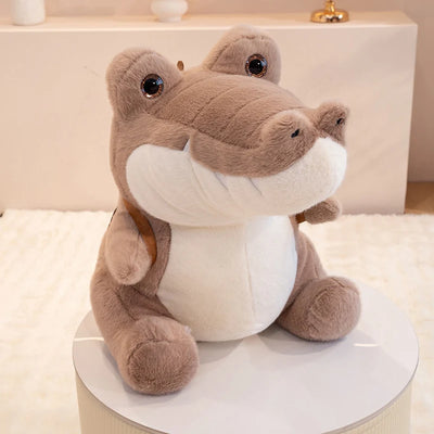 Fluffy Crocodile Plush Toy – Giant Stuffed Alligator, 12-18" | 30-45 cm