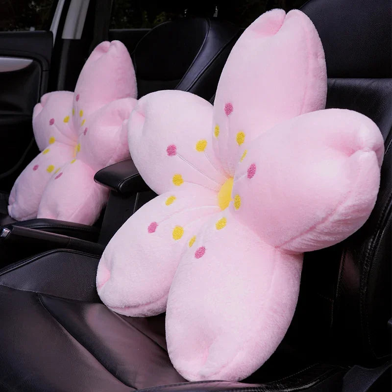 Cherry Blossom Plush Floor Cushion – Sakura Tatami Pillow, 6-47" | 15-120 cm