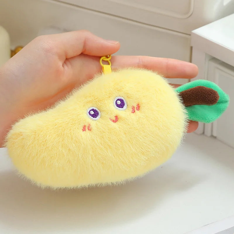 Simulation Fruits & Vegetables Plush Pendant Set | 18 Styles, 9 cm Each