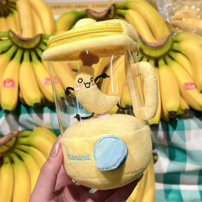 Blender Plush Toy with Spinning Food