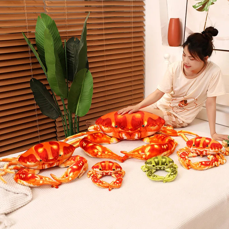 Plushie Jumbo Realistic Dungeness Crab, 9-30" | 24-75 centimetri