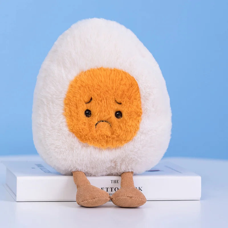 Cartoon Egg, Toast & Bread Plush Doll | Breakfast Food Stuffed Toy Set