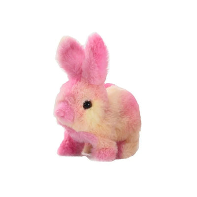 Tie-Dye Electric Bunny Plushie, 4" | 10 cm