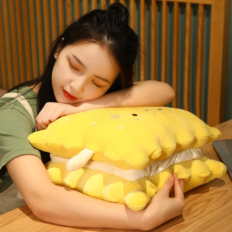 Cracker Plushie Pronto Per Lavorare con Coperta Opzionale, 15" | 38 centimetri