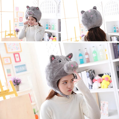 Pig Nose Plush Headgear | Cute Animal Costume Hat