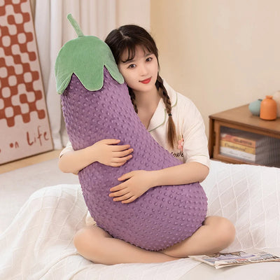 Giant Eggplant Plushie – Small to Colossal, 8-51" | 20-130 cm