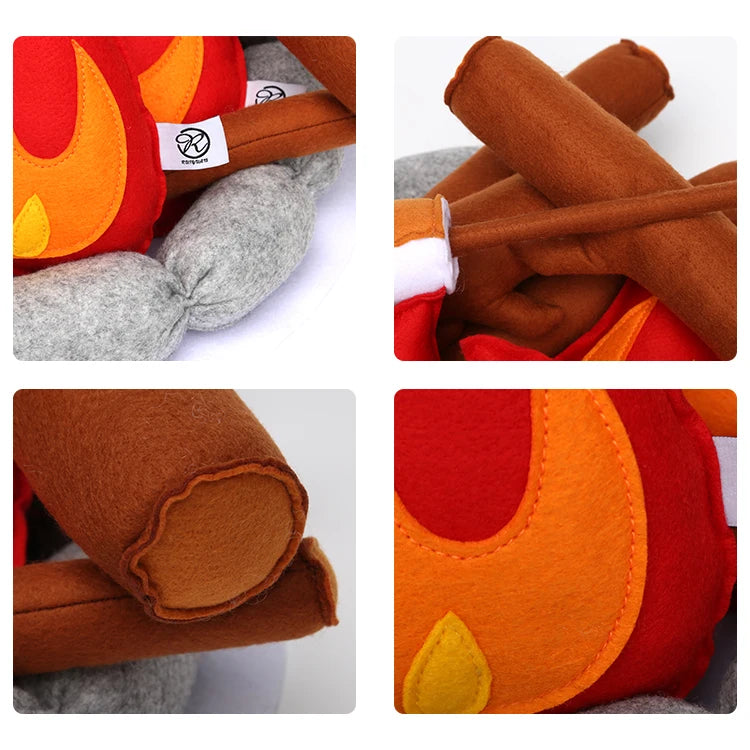 Plushie S'mores Campfire Play Set, 16" | 40 cm