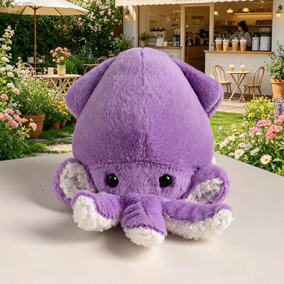 Mini Squid Plush Keychain | Kawaii Aquatic Bag Charm