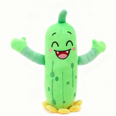 Emotional Cucumber Plushie – 5 Hilarious Expressions, 8" | 20 cm