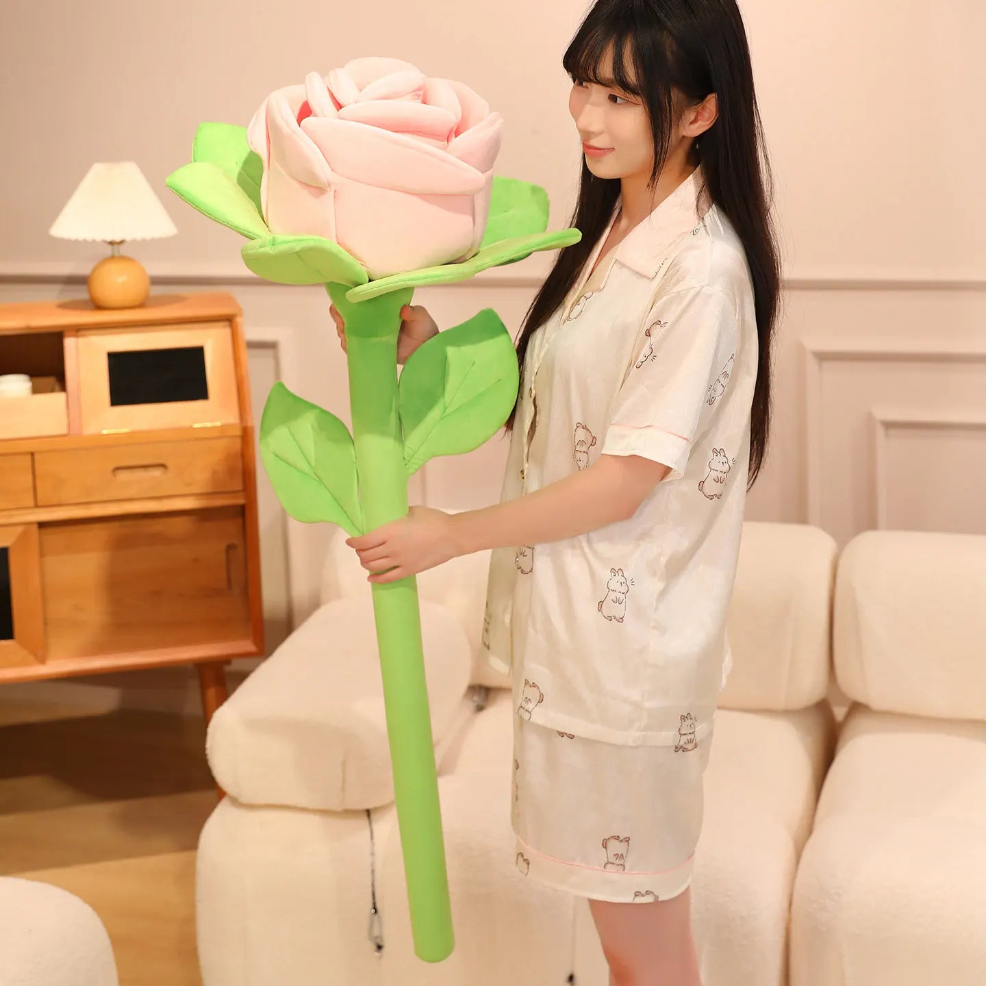 Giant Plush Rose Flower, 16-43" | 40-110 cm