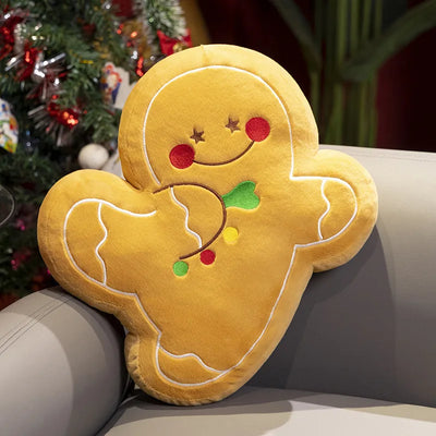 Gran Peluche de Galleta de Jengibre con Bastón de Caramelo, 17-24" | 42-60 centímetros