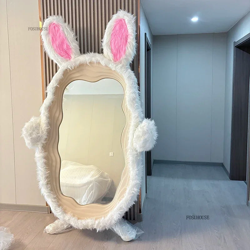 Giant LED Bunny Mirror | 93" x 53" (237 x 134 cm) | Ultra-HD Glass 🐰✨