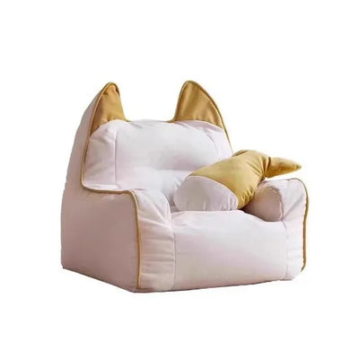 Fauteuil de lecture pour enfants Cozy Bunny avec coussin en peluche carotte