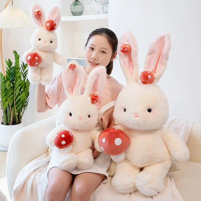 Peluches de Conejo Hongo, 16-34" | 40-85 centímetros