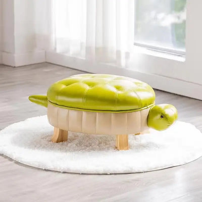 Puff in Ecopelle Turtle Time - Cinque Colori