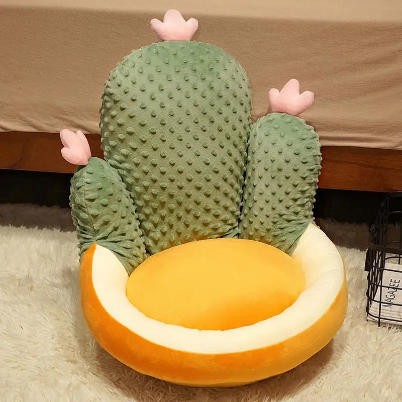 Cojín para asiento infantil Cactus - Acogedor y suave