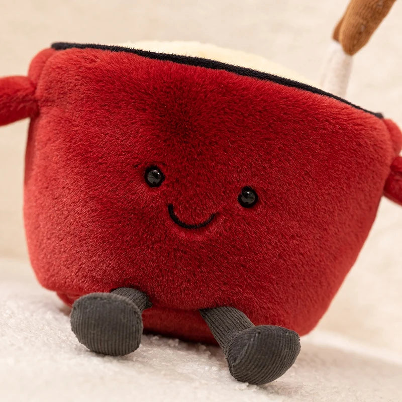 Kawaii Hot Pot & Tea Pot Plush Toys | Stuffed Kitchen Simulation Dolls