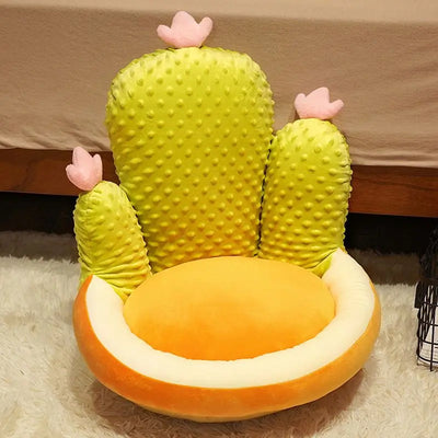 Cojín para asiento infantil Cactus - Acogedor y suave